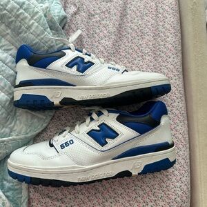 New Balance White and Blue Men's Shoes
